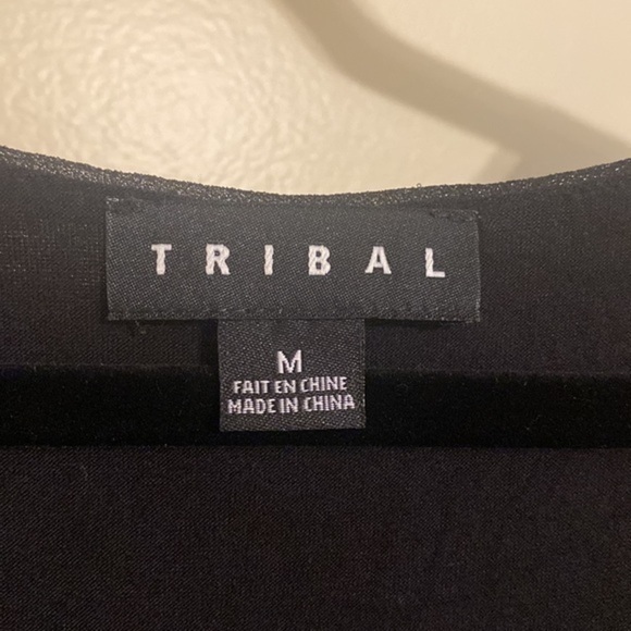 ✨ 🖤 “TRIBAL” Layered Sparkle Black Tank Top - Picture 4 of 7